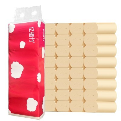 亿植竹卫生纸批发家用无芯卷纸家庭实惠装卷纸厕纸手纸卫生纸代发图4