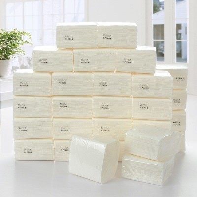 抽纸批发饭店餐巾纸酒店小方抽整箱100包压花纸巾宾馆卫生纸厂家