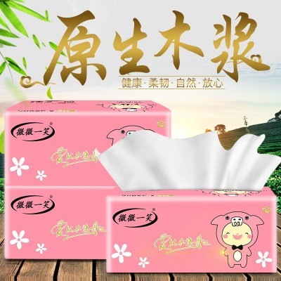 抽纸批发 抽取式卫生纸30包整箱装300张厂家餐巾纸面巾纸图3