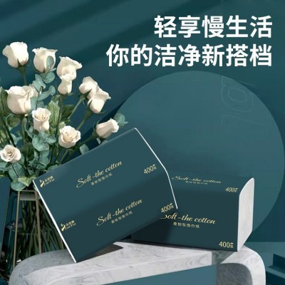400张纸巾家用抽纸大包大尺寸加厚整箱实惠装餐巾纸卫生纸批发图3