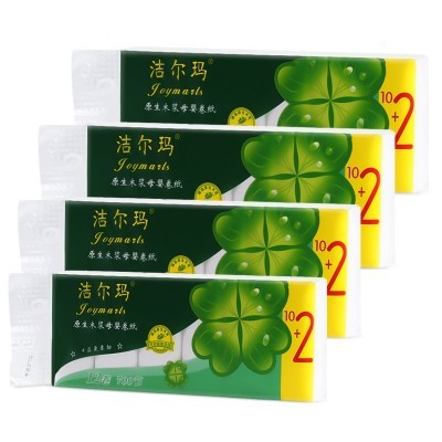 洁尔玛卷纸 母婴无芯三层580克加厚纸巾多用途实芯卫生纸淘客代发图3