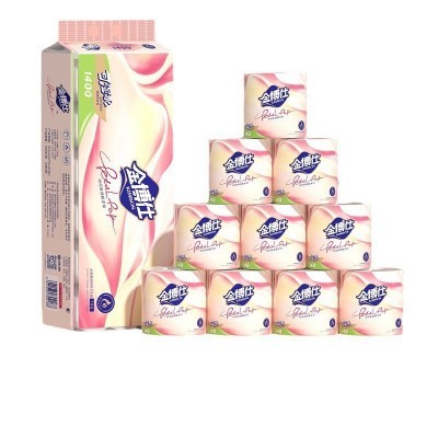 包邮金博仕140克空芯卷纸五层加厚家用厕用有芯卷纸卫生纸擦手纸图5