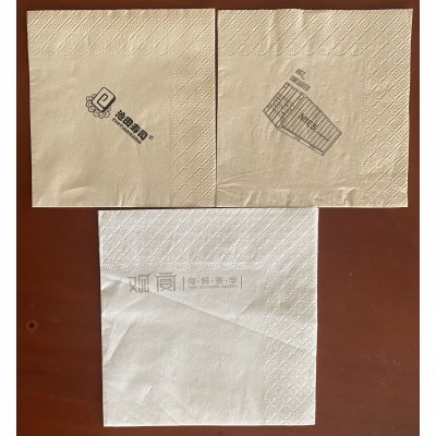 餐巾纸可印刷logo酒店商用方纸巾正方形炸鸡店外卖整箱餐巾纸批发