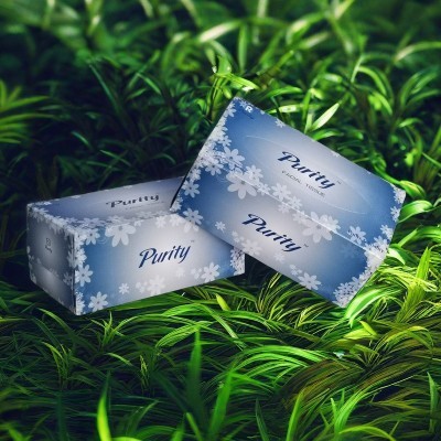 定制木浆原生浆抽纸面巾纸盒巾纸纸巾150抽flat box facial tissu图3