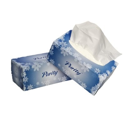 定制木浆原生浆抽纸面巾纸盒巾纸纸巾150抽flat box facial tissu图4