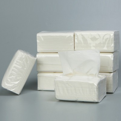 小白包简装三层抽纸卫生纸整件100包批发KTV酒店纸巾软包面巾纸图5