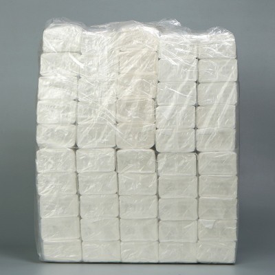 小白包简装三层抽纸卫生纸整件100包批发KTV酒店纸巾软包面巾纸图3