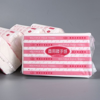 抽取式单层压花擦手纸酒店厕所卫生间商用纸厕所檫手纸1箱20包图3