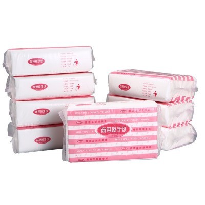 抽取式单层压花擦手纸酒店厕所卫生间商用纸厕所檫手纸1箱20包图4