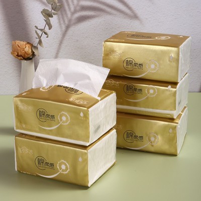 母婴家用棉柔抽纸80包整箱三层面巾纸批发精装450张办公饭店餐厅图3