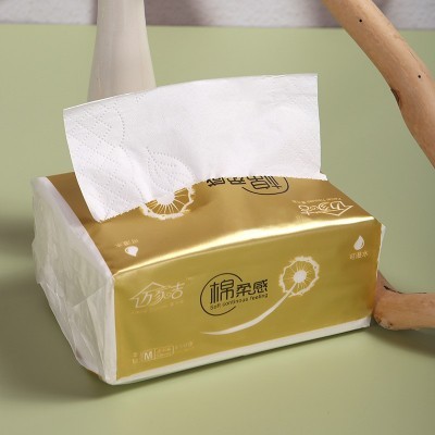 母婴家用棉柔抽纸80包整箱三层面巾纸批发精装450张办公饭店餐厅图4