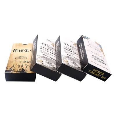 扑克盒式抽取纸巾广告纸巾定制餐厅饭店车行宣传可定制logo图5