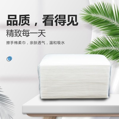 一条鲤鱼纸巾纸抽擦手纸商用纸写字间办公高端商务纸巾擦手纸图3