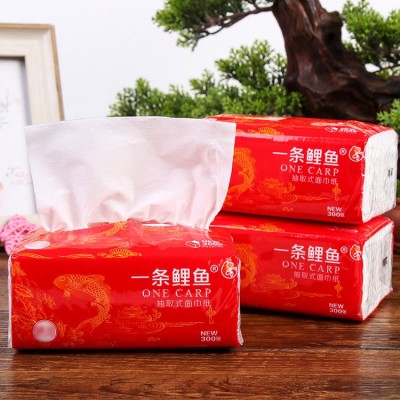 三层原生纸抽实惠装纸抽定做家用商用卫生纸抽可OEM加工定做纸抽