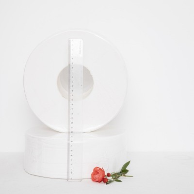 酒店宾馆用大厕纸家用卫生大厕纸大卷纸500克6卷/件纸巾抽纸图3