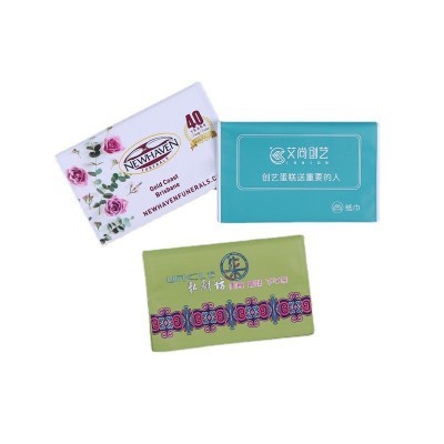 荷包纸巾定做餐饮酒店广告餐巾纸订制工厂代工oem钱夹纸巾定制图2