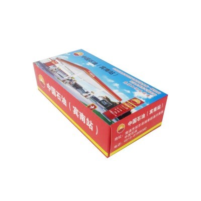 厂家供应广告纸巾LOGO 车载桶装纸巾本色纸巾 加油站盒抽图2