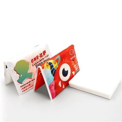 荷包纸 钱夹式纸巾批发酒店宣传广告手帕纸巾面巾纸印刷LOGO图3