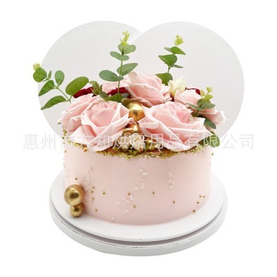 亚马逊跨境专供热销现货生日蛋糕纸盘 8/10/12/14寸派对蛋糕底托图3