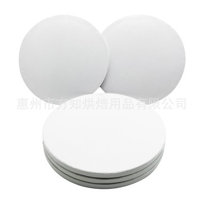 12MM蛋糕纸板底托翻糖蛋糕底托垫圆形方形白色蛋糕垫片慕斯