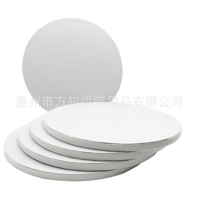 12MM蛋糕纸板底托翻糖蛋糕底托垫圆形方形白色蛋糕垫片慕斯图2