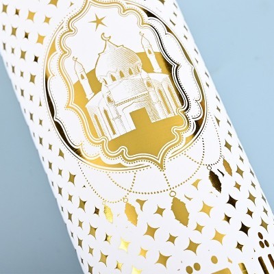 车载圆筒抽纸烫金定制纯色纸巾筒原木浆餐饮纸圆筒抽纸定做图4