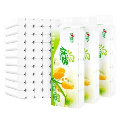 心相印卫生卷纸卫生纸厕所用纸家用手纸大量批厕纸无芯卷筒纸纸巾图2