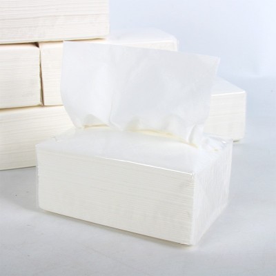 商用饭店餐巾纸抽大包简装白包大号柔软加量餐巾纸抽纸整箱批发图4