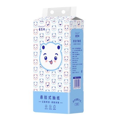 原生木浆悬挂式600张挂抽纸巾多功能家用纸巾木浆抽取式面巾纸图5