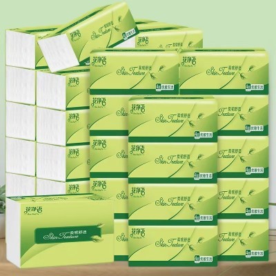 10包一件代发 原生木架四层加厚家用抽纸 厕所餐巾纸加厚纸巾原木图2