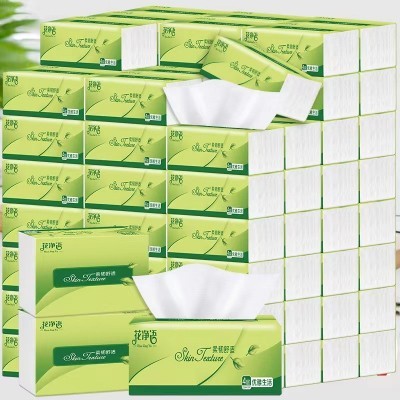 10包一件代发 原生木架四层加厚家用抽纸 厕所餐巾纸加厚纸巾原木图5