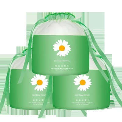 3卷一次性洗脸巾洁面巾美容院棉柔巾卸妆洗面巾一件代发工厂直销图2