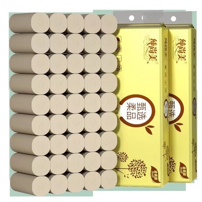 纯尚美16卷家用纸巾卫生纸竹浆卷纸巾四层加厚卫生纸代发工厂直销图4