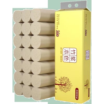 纯尚美16卷家用纸巾卫生纸竹浆卷纸巾四层加厚卫生纸代发工厂直销图3