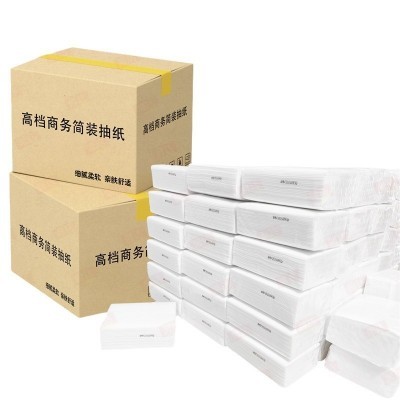 整箱批发100包纸巾抽纸餐饮商用白包ktv面巾纸酒店宾馆饭店餐巾纸图5