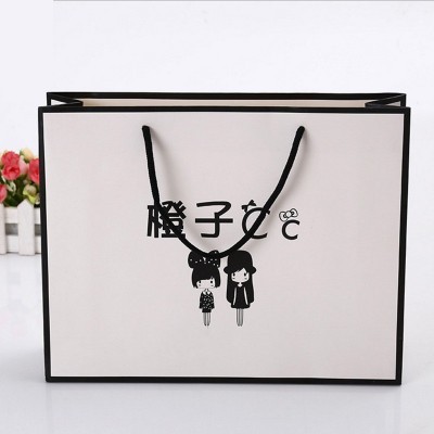 厂家供应白卡纸袋 展销会礼品袋定做 彩色印刷纸卡袋图2