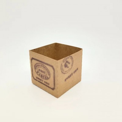 九宫格方形甜品包装盒北海道戚风蛋糕纸杯一次性牛皮杯子蛋糕盒子图2