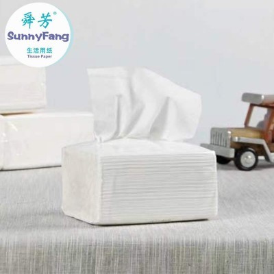 外贸酒店纸巾整箱批发宾馆客房商用白包抽纸 ktv足浴抽取式面巾纸图4