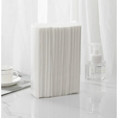 一次性纯木浆抽纸家用酒店卫生间擦手纸20包整箱无香干手纸巾批发图2