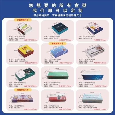 药店卫生院盒装抽纸定制logo地推宣传纸巾定做方盒纸抽饭店餐巾纸图2