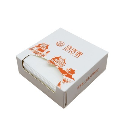 广告抽纸定制logo商用银行抽取式盒装纸巾定做硬盒饭店餐巾纸订做图5