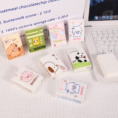 卡通九连包手帕纸家用户外学生便携式纸巾小包三层纸卫生纸抽纸图4