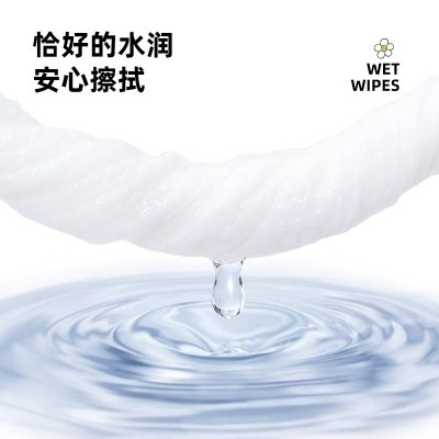 80抽大包加厚婴儿湿巾家庭装珍珠纹宝宝手口湿纸巾一次性湿巾纸图4