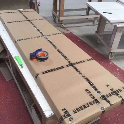 加厚加硬款瓦楞纸卷 家具打包专用双层瓦楞纸皮 50米大 卷印字纸皮图2