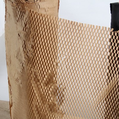 蜂窝纸牛皮纸包装纸缓冲填充防震打包材料包材蜂巢纸礼品 礼盒垫纸