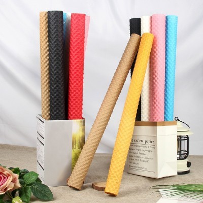 压纹纸包装纸花束花艺纸鲜花店用包花包打包材料牛皮纸填 充包礼物图4