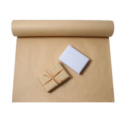 无纸管木浆棕色牛皮纸 工艺礼品包装纸批发儿童绘画纸素 描卷筒纸图2