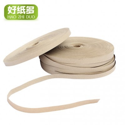 【厂家供应】包装纸带 质优包装纸带黄色 纯木浆纸带牛皮纸批发图4