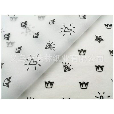 工厂加工定做黑色logo拷贝纸大理石纹奶牛钻石万圣节鬼图雪梨纸图2