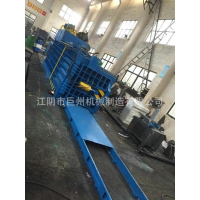 厂家直销大型卧式废纸打包机HPM-160废纸打包金属液压打包机压块图4